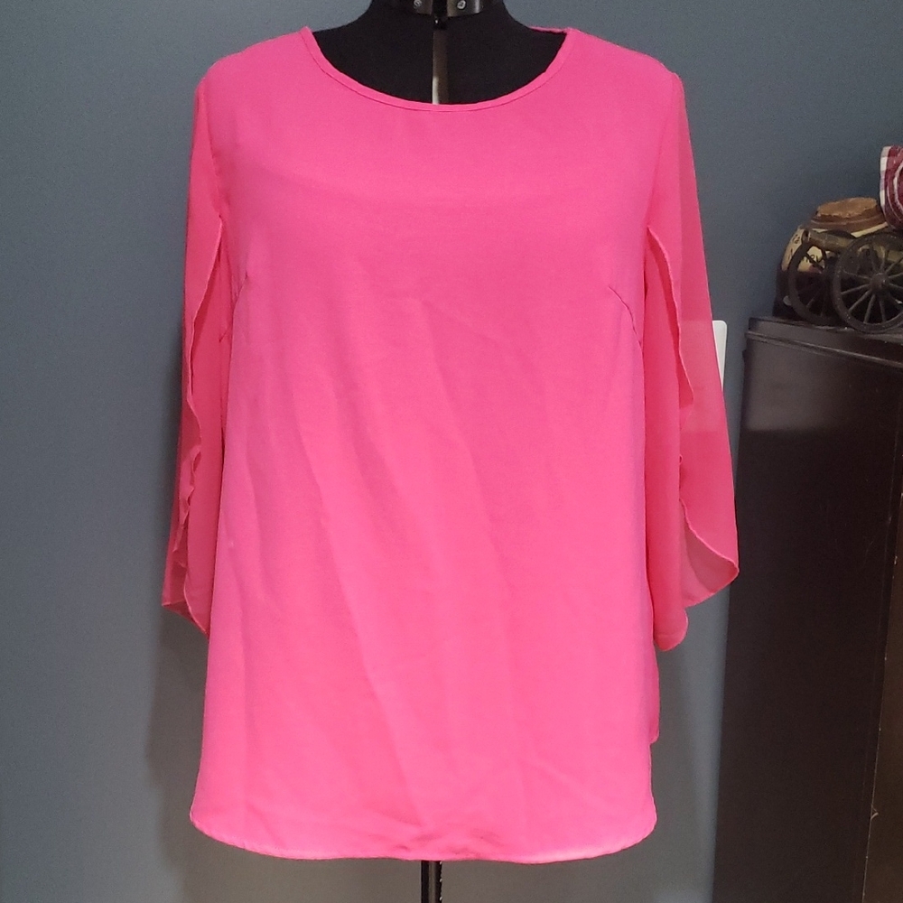 ScomChic Women's Pink Blouse Sz 1x